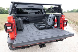 Rubber Molle Panel Clamp Kit - Rough Country - Adjustable, Jaw-style